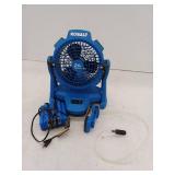 Kobalt 24-V Misting Fan Kit - 800 CFM, Fan Head Rotation, KMF 1124A-03