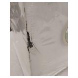 allen + roth Square 14.02-in W x 14.02-in L White Resin Indoor/Outdoor Self Watering Planter