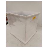 allen + roth Square 14.02-in W x 14.02-in L White Resin Indoor/Outdoor Self Watering Planter