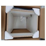 Project Source Dover 18-in Navy Blue Single Sink Bathroom Vanity with White Cultured Marble Sink