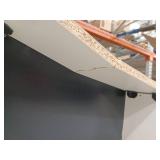 Project Source Dover 18-in Navy Blue Single Sink Bathroom Vanity with White Cultured Marble Sink