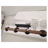 Barrington 29.5-in 4 Light Distressed Black Farmhouse Bathroom Vanity Light Bar