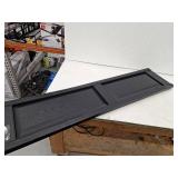 Plastic Shutters Approximately 15x63, Black