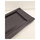 Plastic Shutters Approximately 15x63, Black
