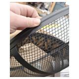 Style Selections 31-in W Steel Round Portable Wood-Burning Fire Pit