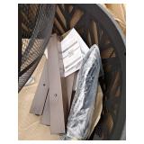 Style Selections 31-in W Steel Round Portable Wood-Burning Fire Pit