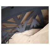 Style Selections 31-in W Steel Round Portable Wood-Burning Fire Pit