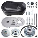 212CC Torque Converter 6.5 HP 3/4 Go Kart Mini Bike Comet Clutch 10T 40/41 and 12T 35 Chain Predator Driver Pulley Replacement Set - 30 Series - Retail: $70"