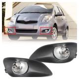 Replacement for 2007 2008 2009 2010 2011 Yaris Fog Lights Right Left Side Driving Fog Lamps Assembly Replacement for 812200D041 812200D042 - Retail: $24