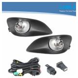 Replacement for 2007 2008 2009 2010 2011 Yaris Fog Lights Right Left Side Driving Fog Lamps Assembly Replacement for 812200D041 812200D042 - Retail: $24
