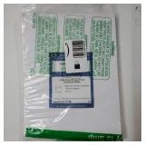 Extra Heavy Duty 130lb Cover Cardstock - Bright White - 350gsm 17pt Thick Paper for Industrial Inkjet & Laser Printers - 8-1/2 x 11" - 40 Pack - Retail: $15"