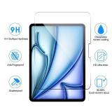 iPad Air 11 Inch M3 2025 & M2 2024 Screen Protector, 2 Pack iPad Air 7th/6th Generation Tempered Glass Film, 9H Anti-Scratch HD Compatible Face ID & Case Friendly for iPad Air 11 7/6 Gen