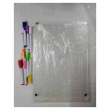 Acrylic Chore Chart Clear Dry Erase Checklist Chore Boars for Family Chores Checklist Reward Chart Responsibility Chart, 12x9