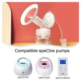 21mm Flanges Compatible with Spectra S2 S1 9 Plus Breast Pumps Accessories, Replacement Breast Shield for Spectra Pump Parts and 21 mm Flange - Retail: $17