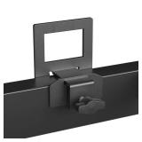 Non Slip Mattress Gaskets for Metal Bed Frame,6 PCS Holder in Place Gripper, Keep Mattress from Sliding, Adjustable Anti-Slip Baffle, Black - Retail: $13