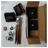 4 Pcs Quartz Clock Mechanism Replacement Kit with 4 Types of Walnut Wood Clock Hands for DIY Repair Parts Accessories(Fit for 14 Inch Clock) - Retail: $18