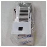 2 Pack Rubber Door Stopper Wedge - Grey Non-Slip Soft TPR High-Elastic & Zinc Alloy Metal Material Door Stops for Bottom of Heavy Duty Door Wall Protector for Home & School with Self Adhesive Holder -