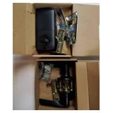 Keyless Entry Door Lock with 2 Lever Handles - Electronic Keypad Deadbolt, Easy Installation Digital Smart Front Door Lock Set, Oil Rubbed Bronze - Retail: $59