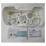 Shower Caddy - Suction Cup Shower Shelf+Soap Dish+Hooks - 1 Sec Installation NO-Drill Removable Powerful Waterproof Organizer - Retail: $28