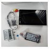 Double Din Car Stereo with Apple Carplay and Android Auto,7 Inch Full HD Touchscreen Car Radio Bluetooth, Car Stereo with Backup Camera, Support Mirror Link, Steering Wheel USB/AUX/Subwoofer. SCREEN C