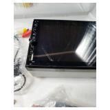 Double Din Car Stereo with Apple Carplay and Android Auto,7 Inch Full HD Touchscreen Car Radio Bluetooth, Car Stereo with Backup Camera, Support Mirror Link, Steering Wheel USB/AUX/Subwoofer. SCREEN C