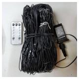 400 LED Net Lights Outdoor Mesh Lights, 10Ft x 10Ft Outdoor Gazebo Net Lights, Waterproof, Canopy Lights for Backyard Bushes Patio Decor Christmas Decorations(Warm White)