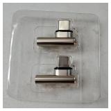 2Pack 24Pin 240W Magnetic Right Angle USB C Male to USB C Female Adapter, 40Gbps Type C Adapter Extender 90 Degree, 4K Video for USB 4 Steam Deck, ROG Ally, Switch, PC, Tablet, iPhone 15 16 - Retail: 