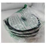 Striped Fabric Grosgrain Ribbon 1-1/2 Inch Wide 25 Yards Black and White Striped Ribbon for Bouquet Favor Festival Gifts Wraps Craft Trim Embellishments Supplies Decorations - Retail: $12