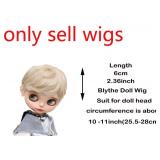 Only One Wig Is Suitable For Dolls With A Head Size Of 10 Inches Short Curly Wigs (Blonde) - Retail: $12