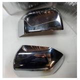 Chrome Plated Full Mirror Covers Compatible with 2015-2020 Ford F150 Pickup 2-Door 4-Door Side View Mirror Back Cover Cap. HAS USED Doubled Sided Tape. - Retail: $37