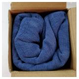 MIULEE Navy Blue Couch Pillow Covers 18x18 Inch, Set of 2 Soft Chenille Decorative Square Summer Throw Pillow Covers Farmhouse for Sofa Living Room Bed - Retail: $10