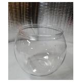Small Fish Tank Goldfish Bowl - Transparent Plastic Round Bowl - Aquarium Terrarium Hydroponic Planter Fish Bowl for Centerpieces Goldfish Tank Desk Bookcase Decorations - Retail: $26