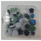 Changing Mood Beads Temperature Sensing Beads Crystal Bear Clover Rabbit Bead Glass Bracelet Bead for Easter Crafts Christmas Necklace Jewelry Making - Retail: $12