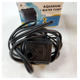 55 GPH 3W Small Submersible Water Pump, Fits all Cat & Dog Water Bowl, & Most Fountains, Aquarium Fish Tank Mini Submersible Pump, Hydroponics, Tabletop Fountain, For 3-5 Gallons Tank - Retail: $7