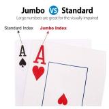 Playing Cards, Large Print, Decks of Cards, Jumbo Index, Poker Size, for Texas Hold