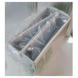 2 Inch 3 Ring Binders, Economy Round Ring, Clear View Cover, 425 Sheet Capacity - for School, Home, Office - White, 4 Pack - Retail: $19