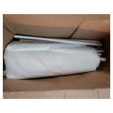 2 Pcs Teepee Tent for Kids Sleepover Tents for Parties White Foldable Washable Teepee Child Girls Boys Indoor Outdoor Bedroom Sleepover Slumber Party Easy Assembly 45.3 x 45.3 x 40 Inches - Retail: $3