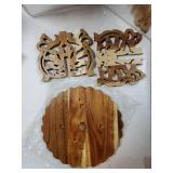 12" Wood Cake Stand, Acacia Wooden Rustic Cupcake Holder, Wedding Table Centerpiece Dessert Display Stand, Birthday Cake Pedestal for Tea Party Baby Shower - Retail: $24