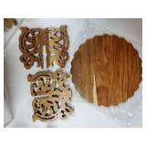 12" Wood Cake Stand, Acacia Wooden Rustic Cupcake Holder, Wedding Table Centerpiece Dessert Display Stand, Birthday Cake Pedestal for Tea Party Baby Shower - Retail: $24