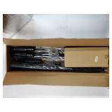 Black Curved Shower Curtain Rod,35-76 Inches Adjustable Length Curved Shower Rods Round Shower Curtain Rod Rust Proof Stainless Steel Curved Shower Rods For Bathroom - Retail: $20