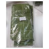 Kitchen Towels and Dishcloths Set, Four Dish Towels 16x26 Inches, Four Absorbent Dish Cloths for Washing Dishes 12x12 Inches, Cleaning and Drying for Everyday Use Pack of 8 (Green) - Retail: $23