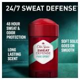 Old Spice Sweat Defense Antiperspirant & Deodorant for Men, 24/7 Ultimate Sweat Protection, Long Lasting Scent, Soft Solid, Pure Sport Scent, 2.6 oz