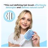 FHI Heat UNbrush Plus Curly Hair Brush for Gentle & Effective Detangling on Wet or Dry Fragile Hair Types Detangler Brush w/ 84 UltraFlex Bristles, Ultra-light, Vented, Anti Static Hairbrush