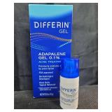 Differin Acne Treatment Gel, 30 Day Supply, Retinoid Treatment for Face with 0.1% Adapalene, Gentle Skin Care for Acne Prone Sensitive Skin, 15g Pump (Packaging May Vary)