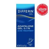 Differin Acne Treatment Gel, 30 Day Supply, Retinoid Treatment for Face with 0.1% Adapalene, Gentle Skin Care for Acne Prone Sensitive Skin, 15g Tube (Packaging May Vary)