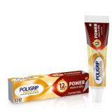 Super Poligrip Power Max Power Hold plus Seal Denture Adhesive Cream, Denture Cream for Secure Hold and Food Seal, Flavor Free - 2.2 oz