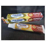 Super Poligrip Power Max Power Hold plus Seal Denture Adhesive Cream, Denture Cream for Secure Hold and Food Seal, Flavor Free - 2.2 oz