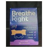Breathe Right Nasal Strips Lavender Scent Extra Strength Tan Nasal Strips Help Stop Snoring Drug-Free Snoring Solution & Nasal Congestion Relief Caused By Colds & Allergies 26ct (packaging may vary)