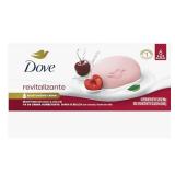 Dove Beauty Bar Soap Revitalizante Cherry & Chia Milk, for Revitalized Skin, 3 Bars A Skin Energy Boost 3.75 oz