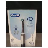 Oral-B iO Deep Clean Rechargeable Electric Powered Toothbrush, Black with iO Series 3 Limited, 2 Brush Heads and Travel Case - Pressure Sensor to Protect Gums - 3 Cleaning Settings - 2 Minute Timer - 